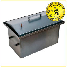 Коптильня для гарячого копчення 460х260х260мм (харчова сталь)