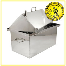 Коптильня для гарячого копчення 520х300х310мм (харчова нержавіюча сталь)